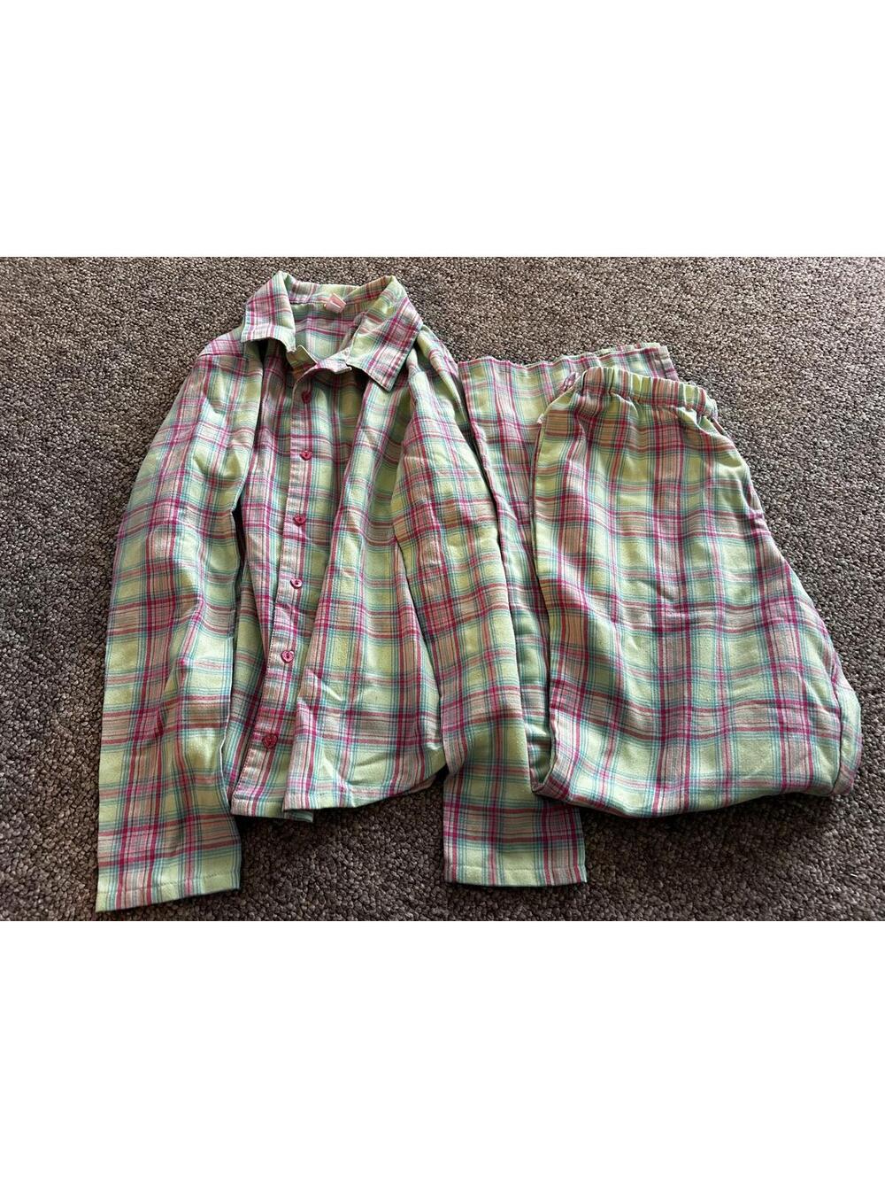 Vintage Limited Too Plaid Flannel Pajama Set XL
